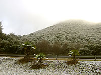 Nieve en Santa Rosa de Calamuchita