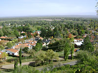 Vista de Santa Rosa desde el Cerro Va Crucis